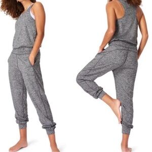 Sweaty Betty Revolve Women’s Gary Jogger Ski Jumper Romper Onsie Grey Lounge XS